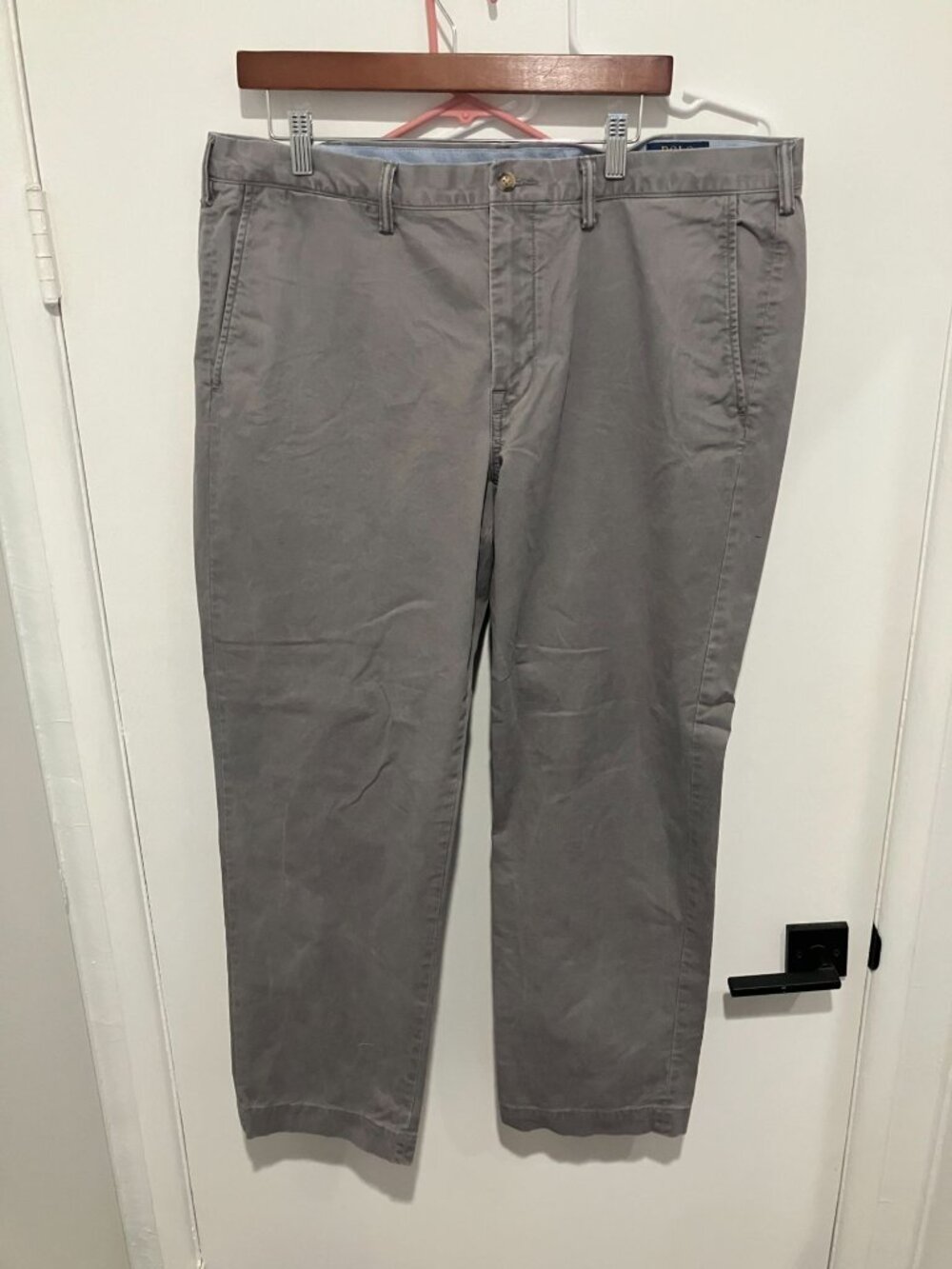 Polo Ralph Lauren Men's The Polo Chino Stretch Straight Fit, Gray, Size 38x30